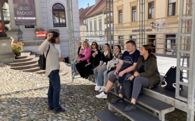 Branje na vlaku in ogled znamenitosti Ptuja