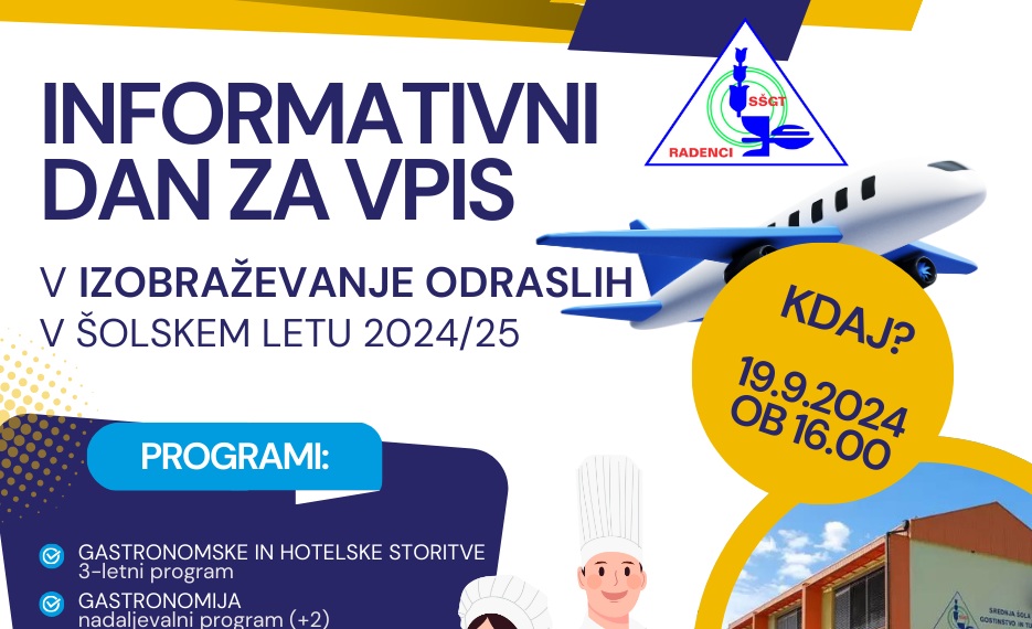 Informativni dan za vpis v izobraževanje odraslih